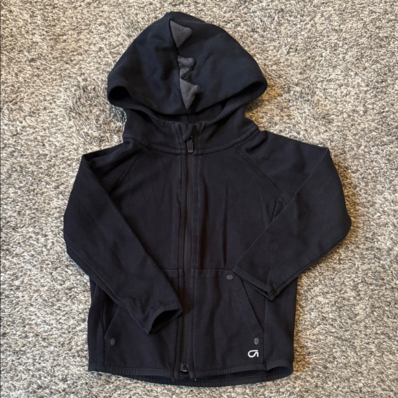 GapKids Zip Up Black Dino Hoodie, Size 4T - Picture 1 of 1